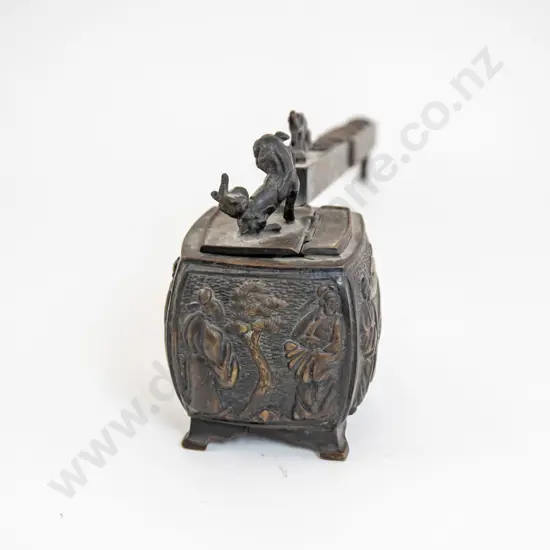 A Chinese Calligraphy Ink Box