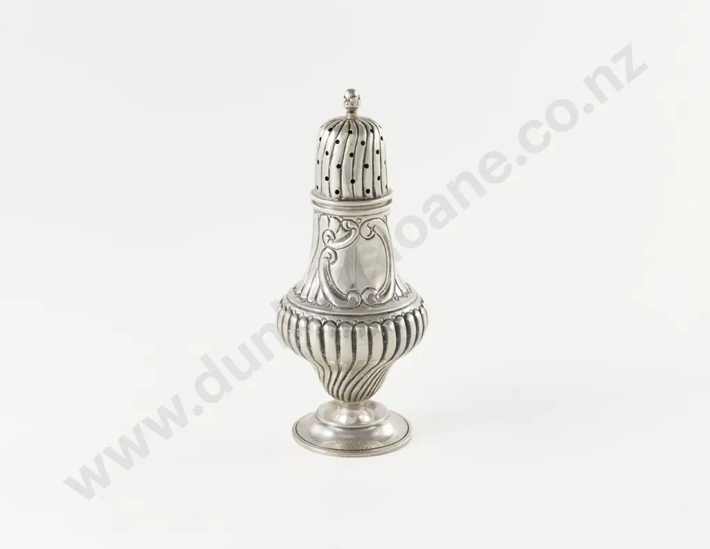 Edw VII S/S Sugar Caster Image 1++