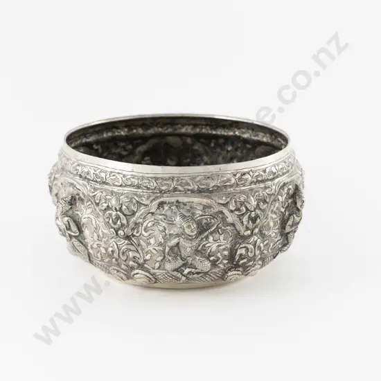 Thai Silver Fruit Bowl