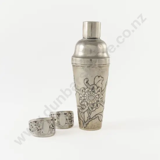 Chinese Silver Cocktail Shaker