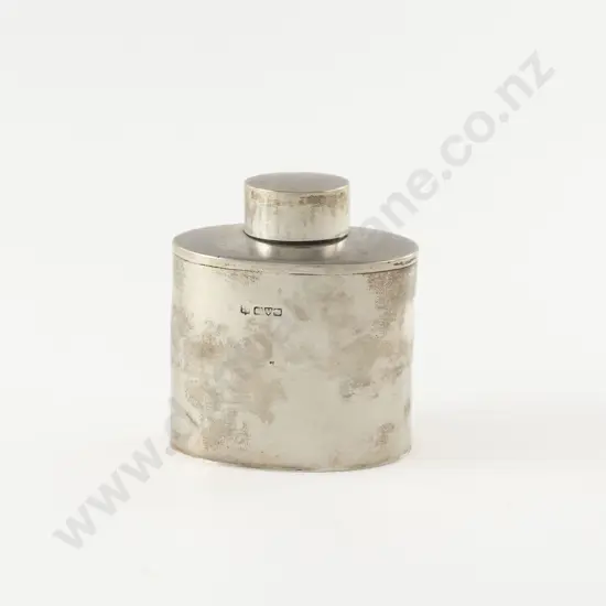 Edw VII S/S Tea Caddy