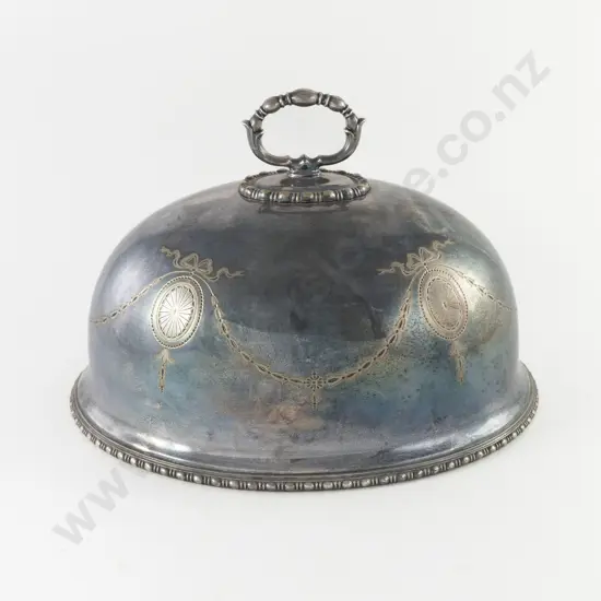 Edw VII S/P Meat Dish Cover