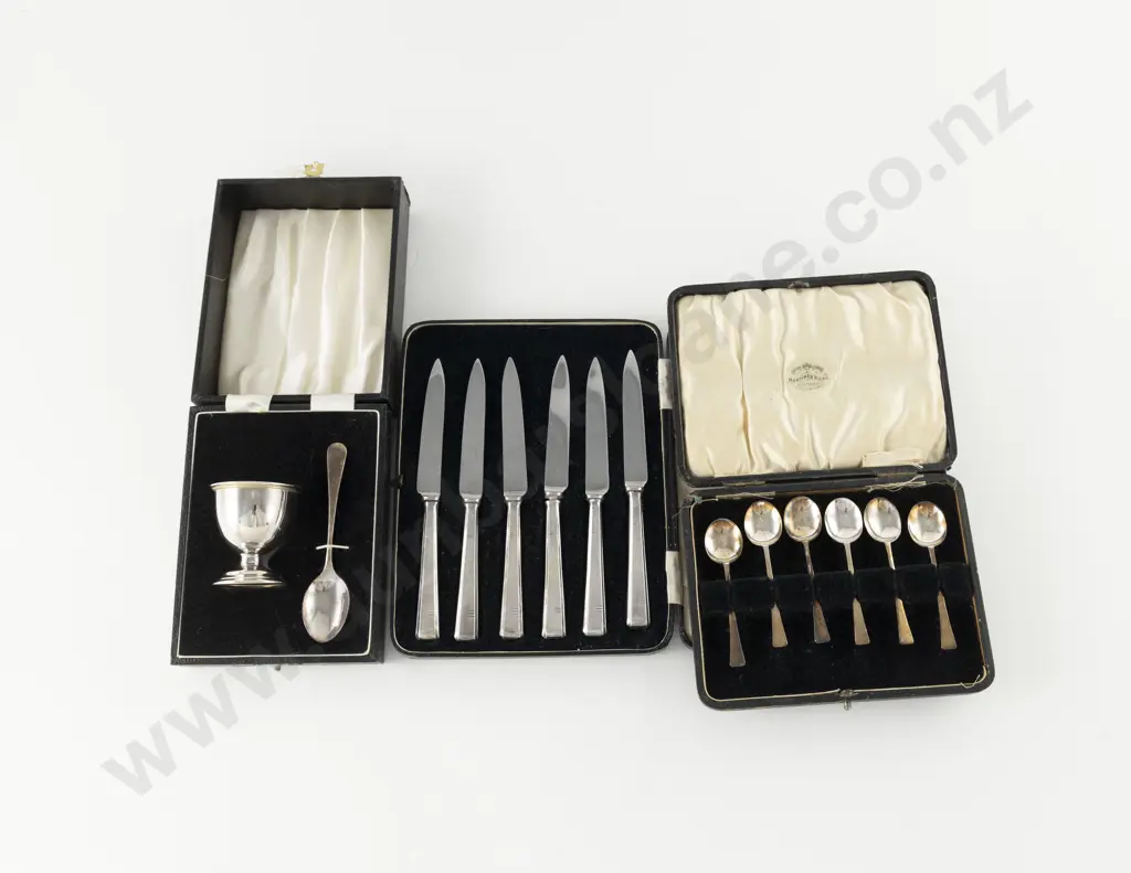 Cased S/S Egg Cup & Spoon Image 1++