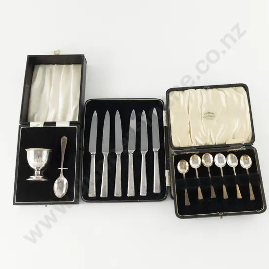 Cased S/S Egg Cup & Spoon