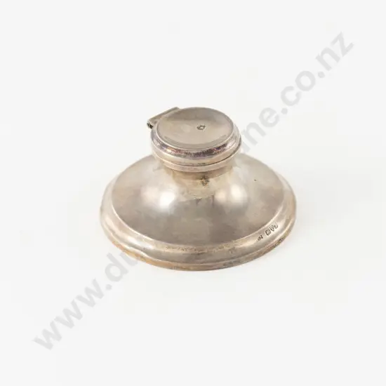 Geo V S/S Capstan Inkwell