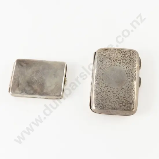 S/S Cigarette Case & Match Holder