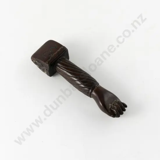 Regency Treen Sailor's or Sailmaker’s  Seam Rubber c1820
