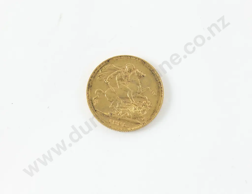 1895 Full Gold Sovereign Image 1++