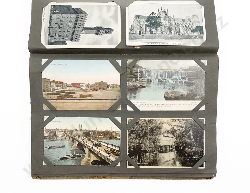 Edwardian Postcard Album Image 1++