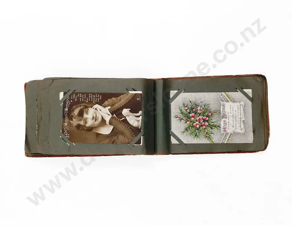 Two Edwardian Postcard Albums Image 1++