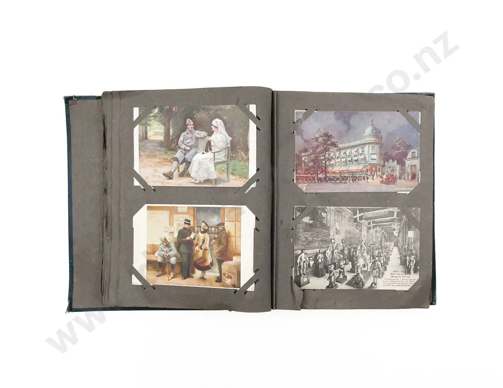 Two Edwardian Postcard Albums Image 1++