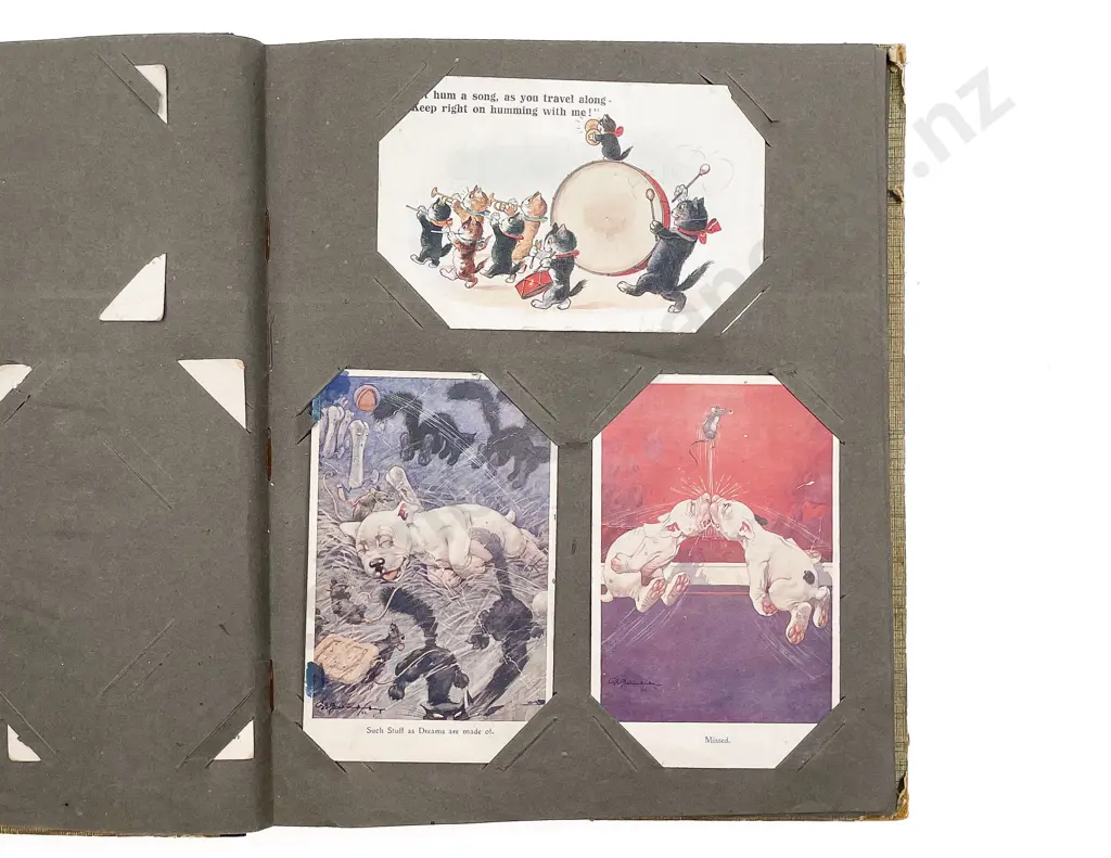 Two Edwardian Postcard Albums Image 1++