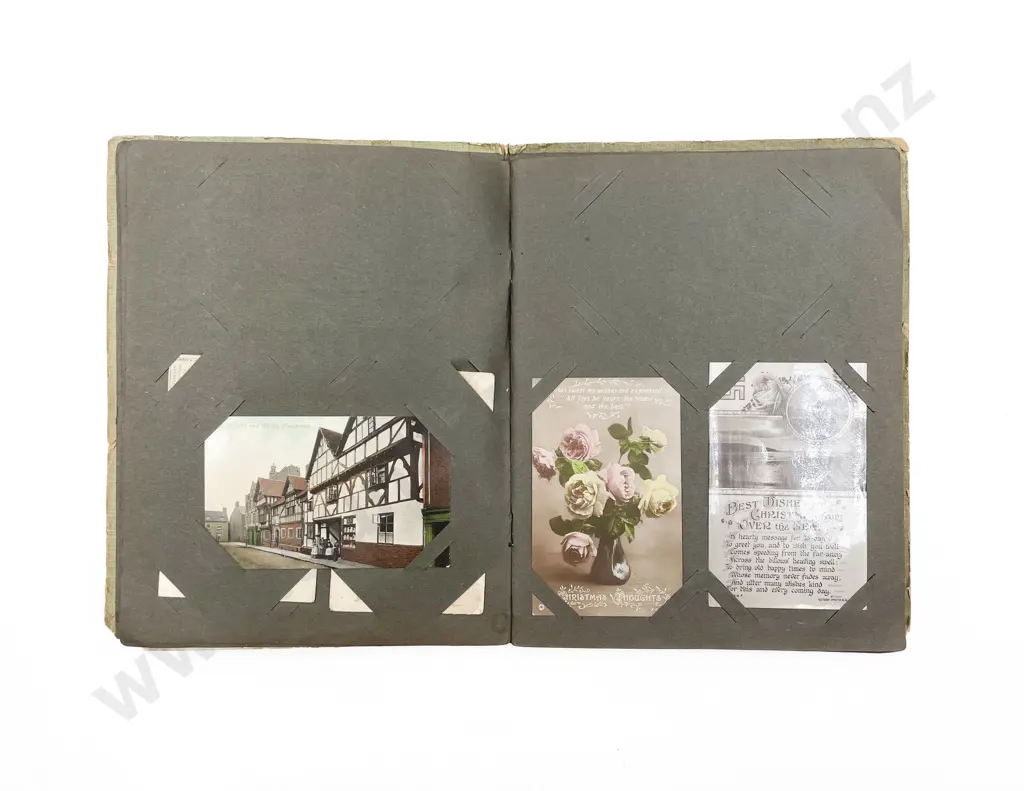 Two Edwardian Postcard Albums Image 1++