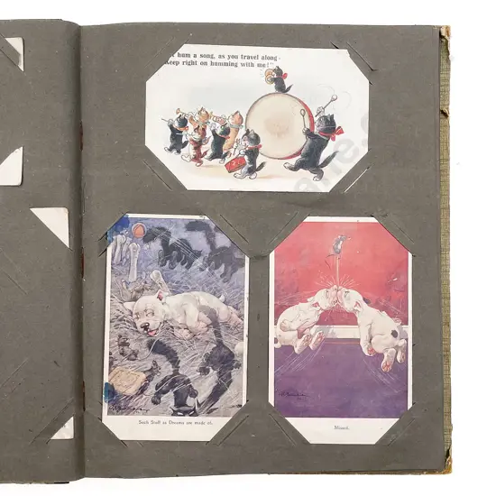 Two Edwardian Postcard Albums