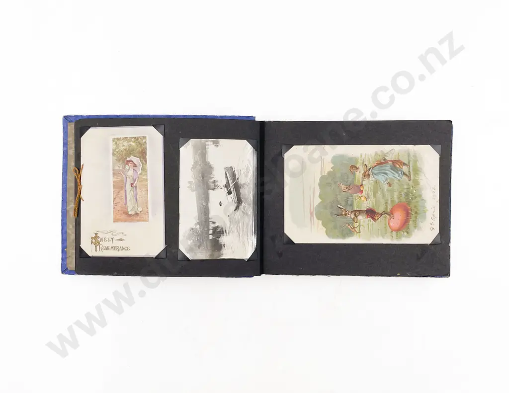 Two Edwardian Postcard Albums Image 1++