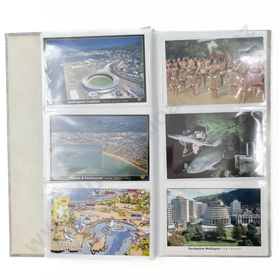 Two Mid C20th Postcard Albums NZ & World
