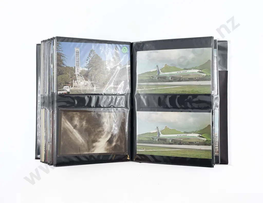 Mid - Late C20th Postcard Album Mainly NZ Coloured Image 1++