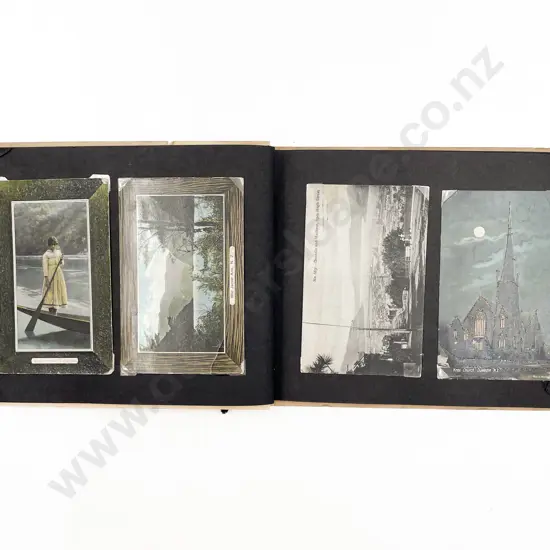 Two Pre WWII Postcard Albums