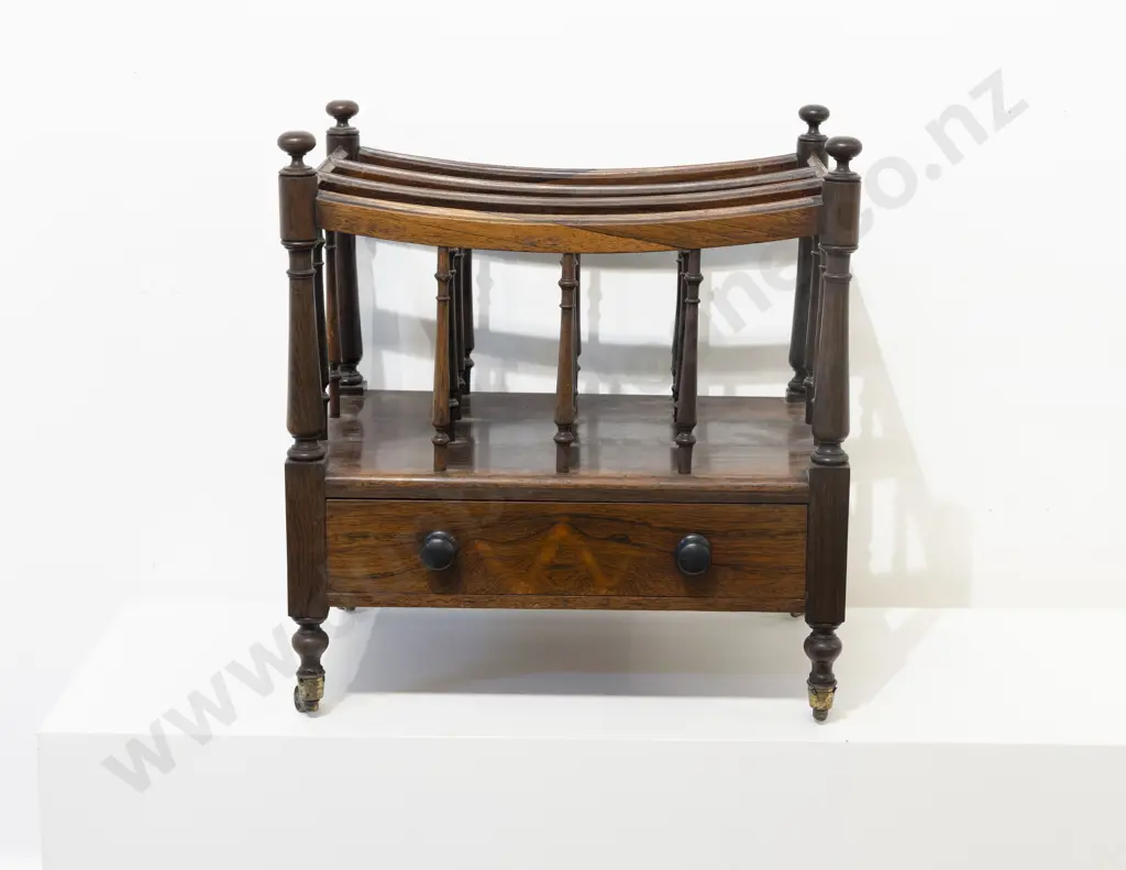 C19th Rosewood Three Division Canterbury Image 1++