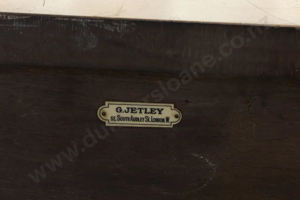 Fine Quality Pair of George III Style Mahogany Walnut & Yew Side Tables by George Jetley of London Image 1++
