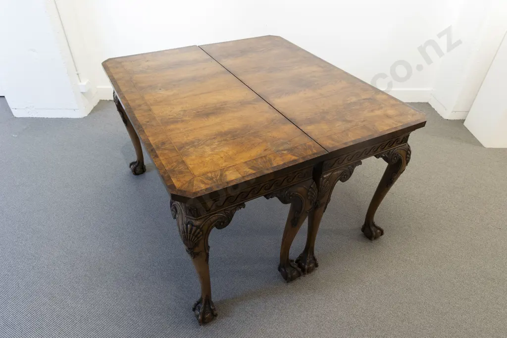 Fine Quality Pair of George III Style Mahogany Walnut & Yew Side Tables by George Jetley of London Image 1++