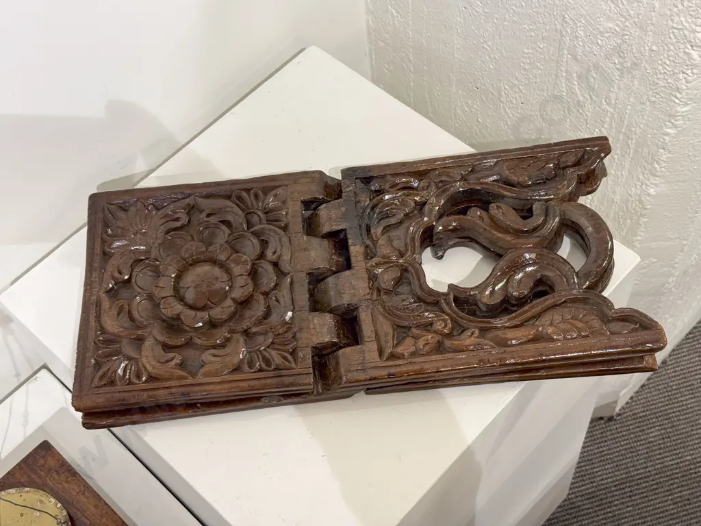 Victorian Oak X-Form Folding Book Stand Image 1++