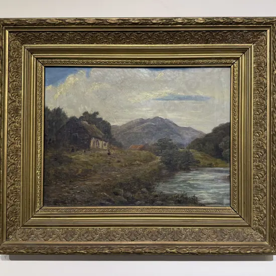 C19th Unknown Artist - Highland Croft