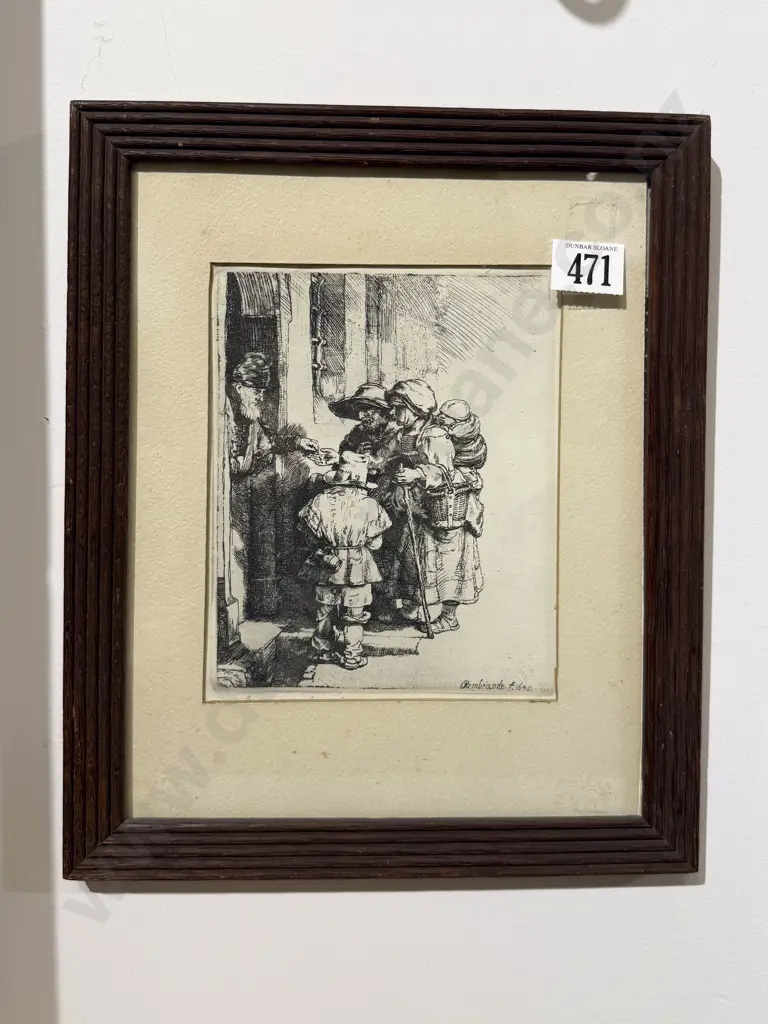 After Rembrandt van Rijn (Dutch 1606 - 1669) - Beggars Image 1++