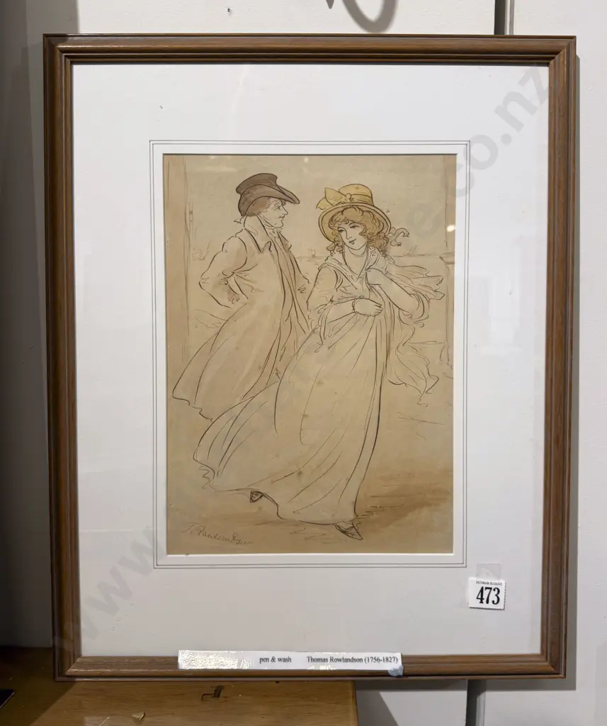Thomas Rowlandson (British 1756 - 1827) - Two Lovers Image 1++