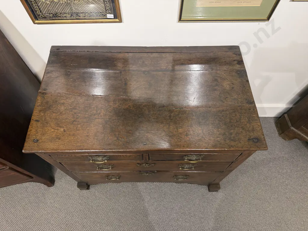 C18th European Oak Chest of Drawers Image 1++
