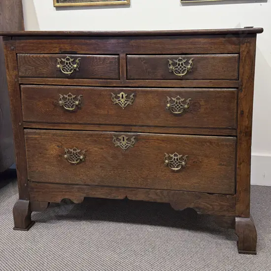 C18th European Oak Chest of Drawers