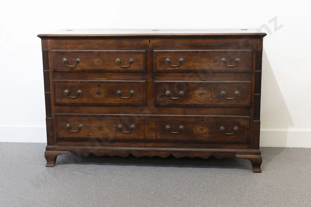 George III Oak Mule Chest Image 1++