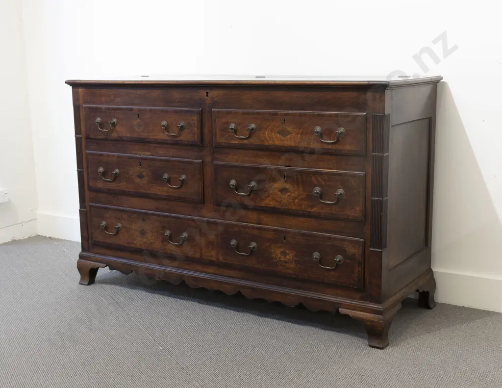 George III Oak Mule Chest Image 1++