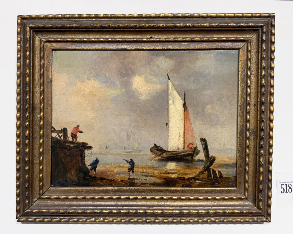 Manner of William Van Der Velde The Younger (Dutch 1633 - 1707) - Seascape Image 1++