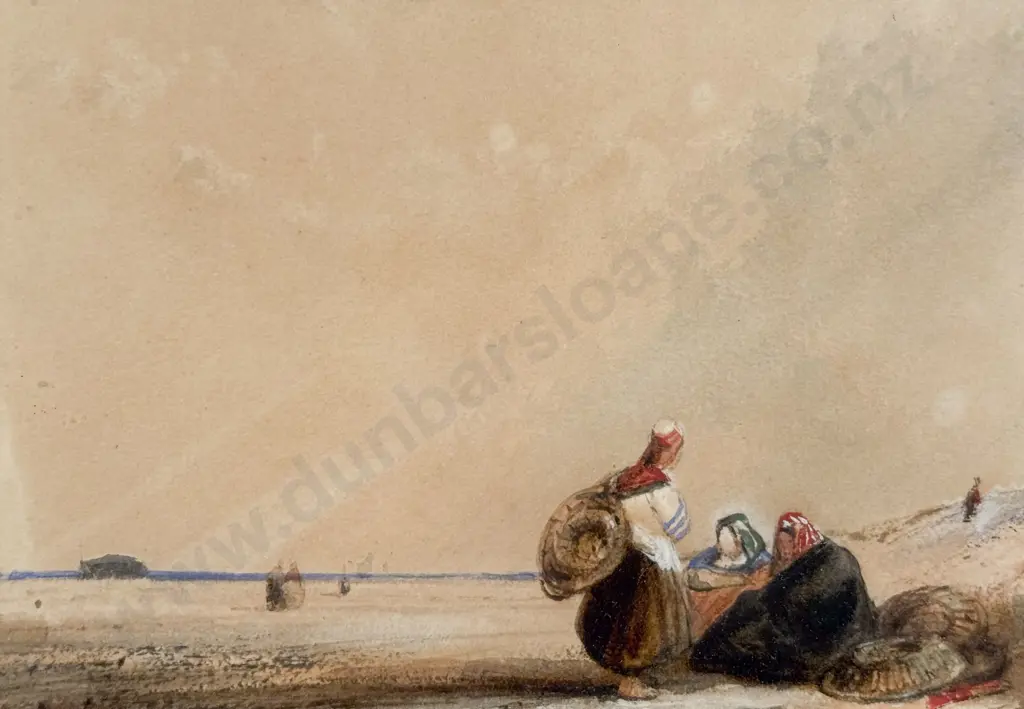 Manner of Richard Parkes Bonington (British 1802 - 1828) - Pair of Coastal Landscapes Image 1++