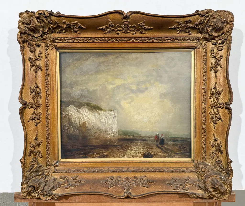 Follower of Richard Parkes Bonington (British 1802 - 1828) - The Pays de Caux Normandy Image 1++