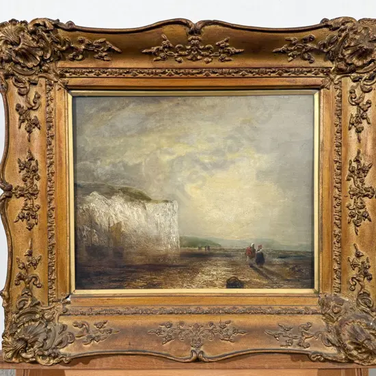Follower of Richard Parkes Bonington (British 1802 - 1828) - The Pays de Caux Normandy