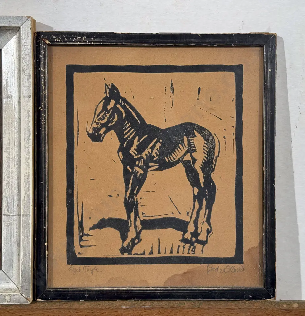 Unknown Artist - Study of Donkeys Image 1++