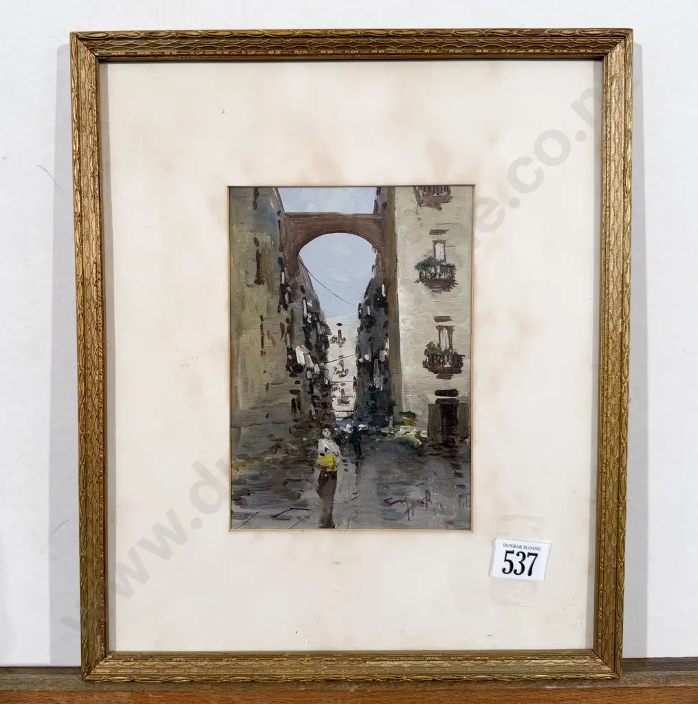 Unknown Artist - European Street Scene Image 1++
