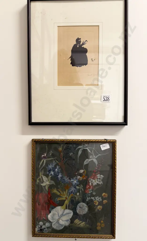 Two Works - Silhouette and Naive Botanical Study Image 1++