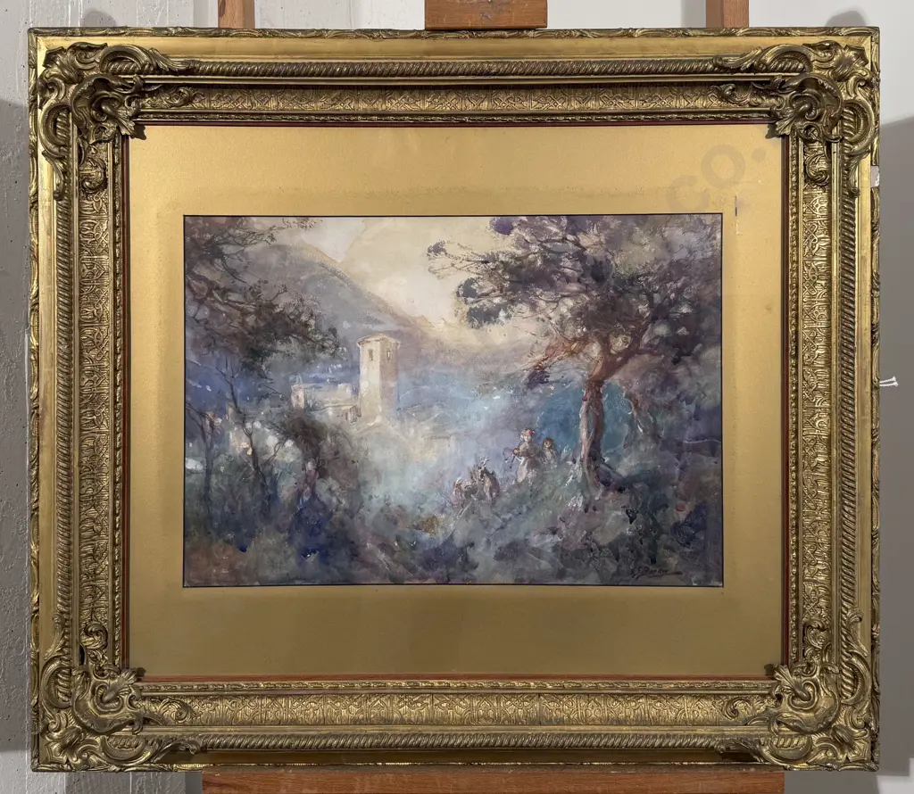 E.S. Barker (nee Hope) - Romantic Landscape Image 1++