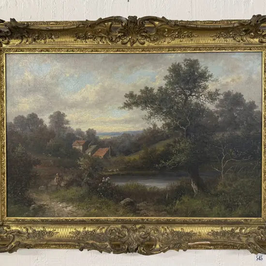 Unknown Artist - C19th English Romantic Landscape