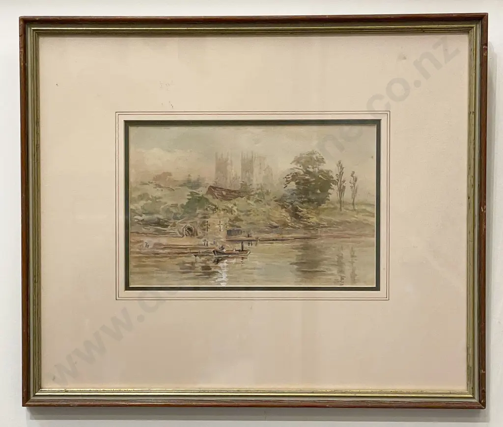 Attributed Oswald Brierley - Cathedral At York Image 1++