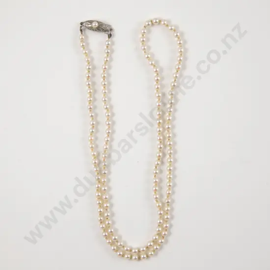Mikimoto Single Strand Uniform Cultured Pearl Necklace