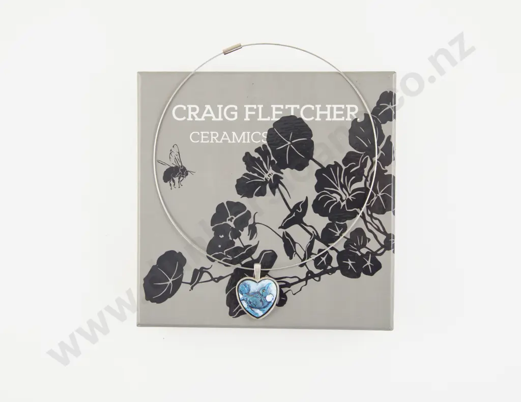 Artist Craig Fletcher Heart Tui Pendant Image 1++