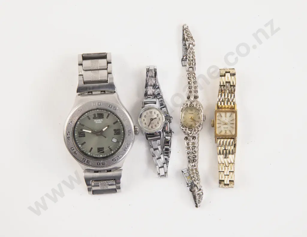 Four Various Gent and Ladies Wrist Watches Image 1++