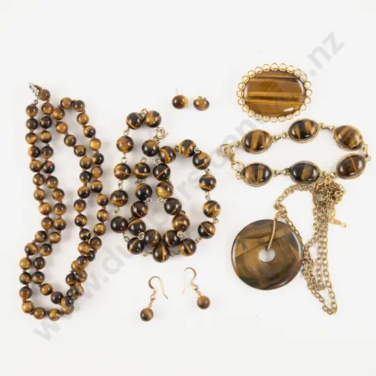 Collection of Tiger Eye Jewellery