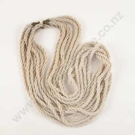 Vintage Micro Seed Bead Flapper Necklace