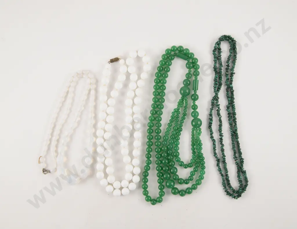 Five Various Bead Necklaces Image 1++