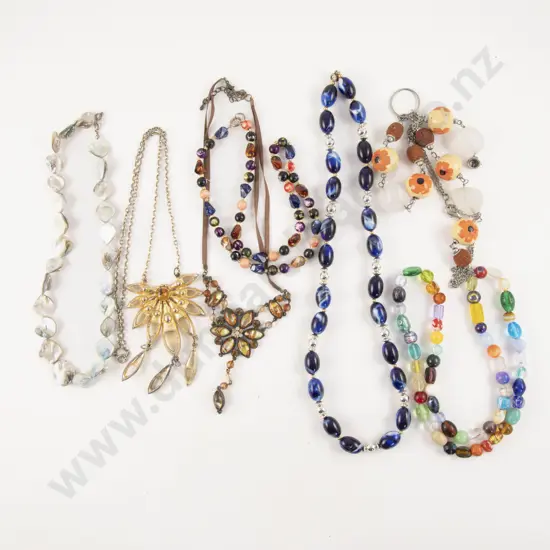 Collection of Assorted Costume and Bead Necklaces